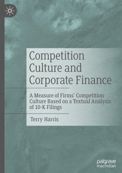 Competition Culture and Corporate Finance - Harris, Terry