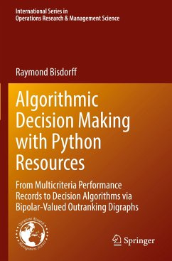 Algorithmic Decision Making with Python Resources - Bisdorff, Raymond