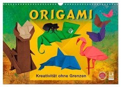 ORIGAMI - Kreativität ohne Grenzen (Wandkalender 2024 DIN A3 quer), CALVENDO Monatskalender
