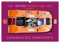 Legenden des Rennsports Historic Sports Cars 1960-1975 (Wandkalender 2024 DIN A3 quer), CALVENDO Monatskalender - Schmerl, Bernhard