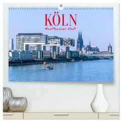 Köln - Facetten einer Stadt (hochwertiger Premium Wandkalender 2024 DIN A2 quer), Kunstdruck in Hochglanz - Schittenhelm, Elisabeth