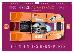 Legenden des Rennsports Historic Sports Cars 1960-1975 (Wandkalender 2024 DIN A4 quer), CALVENDO Monatskalender