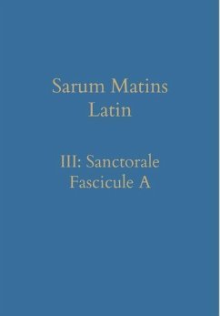 Sarum Matins Latin III - Renwick, William