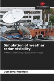 Simulation of weather radar visibility