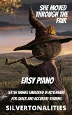 She Moved Through the Fair for Easy Piano (eBook, ePUB)