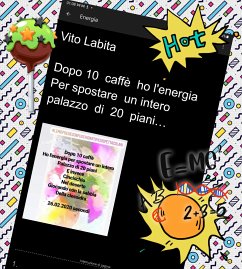 Dopo 10 caffè ho l'energia Per spostare un intero palazzo di 20 piani... (eBook, ePUB) - Vito, Labita