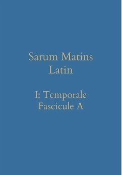 Sarum Matins Latin I - Renwick, William