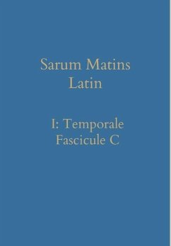 Sarum Matins Latin I - Renwick, William