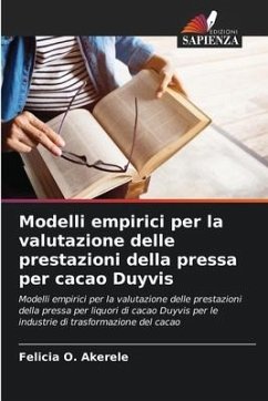 Modelli empirici per la valutazione delle prestazioni della pressa per cacao Duyvis - Akerele, Felicia O.