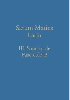 Sarum Matins Latin III - Renwick, William