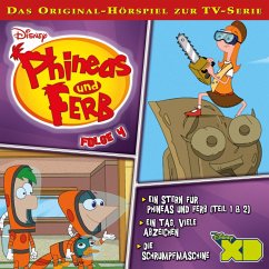 04: Ein Stern für Phineas und Ferb / Ein Tag, viele Abzeichen / Die Schrumpmaschine (Hörspiel zur Disney TV-Serie) (MP3-Download)