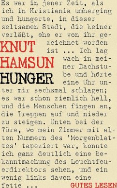 Hunger (eBook, ePUB) - Hamsun, Knut