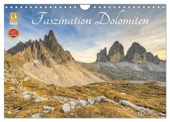 Faszination Dolomiten (Wandkalender 2024 DIN A4 quer), CALVENDO Monatskalender