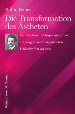 Cover Die Transformation des Ästheten