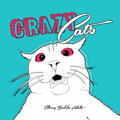 Crazy Cats Coloring Book for Adults - Grafik, Musterstück