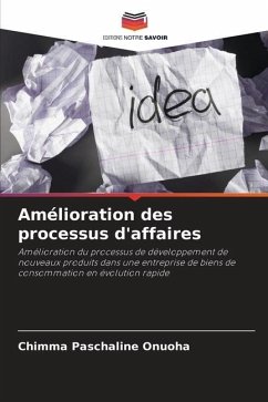 Amélioration des processus d'affaires - Onuoha, Chimma Paschaline