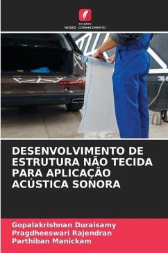 DESENVOLVIMENTO DE ESTRUTURA NÃO TECIDA PARA APLICAÇÃO ACÚSTICA SONORA - Duraisamy, Gopalakrishnan;Rajendran, Pragdheeswari;Manickam, Parthiban