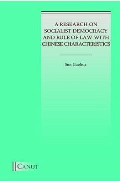 Cover A Research on Socialist Democracy and Rule of Law with Chinese Characteristics (eBook, ePUB)