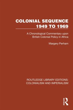 Colonial Sequence 1949 to 1969 (eBook, ePUB) - Perham, Margery