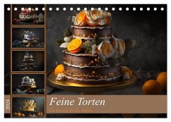 Feine Torten (Tischkalender 2024 DIN A5 quer), CALVENDO Monatskalender