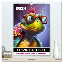FETZIG EXOTISCH (hochwertiger Premium Wandkalender 2024 DIN A2 hoch), Kunstdruck in Hochglanz
