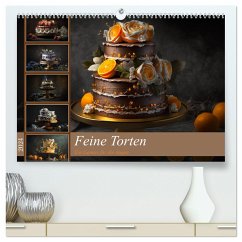 Feine Torten (hochwertiger Premium Wandkalender 2024 DIN A2 quer), Kunstdruck in Hochglanz - Meutzner, Dirk