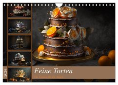 Feine Torten (Wandkalender 2024 DIN A4 quer), CALVENDO Monatskalender