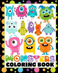 Monsters Coloring Book - Club, The Little Learners