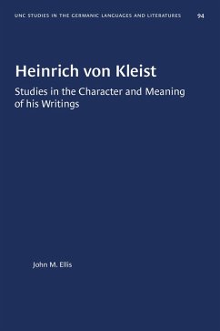 Heinrich von Kleist (eBook, ePUB) - Ellis, John M.