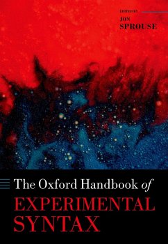 Cover The Oxford Handbook of Experimental Syntax (eBook, PDF)