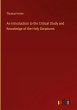 An Introduction to the Critical Study... - Bild 1