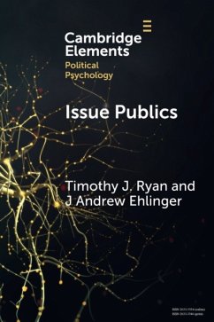 Issue Publics - Ryan, Timothy J. (University of North Carolina, Chapel Hill); Ehlinger, J Andrew (University of North Carolina, Chapel Hill)