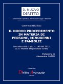 IL NUOVO PROCEDIMENTO IN MATERIA DI PERSONE, MINORENNI E FAMIGLIE. Introdotto dal d.lgs. n. 149 del 2022 (eBook, ePUB)