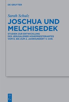 Joschua und Melchisedek (eBook, ePUB) - Schulz, Sarah