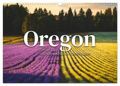 Oregon - Amerikas wunderschöne Westküste (Wandkalender 2024 DIN A3 quer), CALVENDO Monatskalender - Monkey, Happy