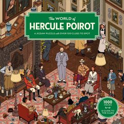 The World of Hercule Poirot 1000 Piece Puzzle - Agatha Christie Limited