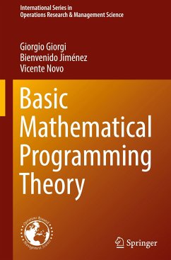 Basic Mathematical Programming Theory - Giorgi, Giorgio;Jiménez, Bienvenido;Novo, Vicente