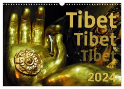 Tibet - Tibet - Tibet 2024 (Wandkalender 2024 DIN A3 quer), CALVENDO Monatskalender - Bergermann, Manfred