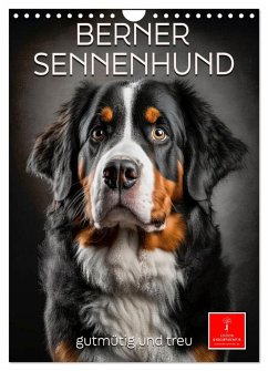 Berner Sennenhund - gutmütig und treu (Wandkalender 2024 DIN A4 hoch), CALVENDO Monatskalender