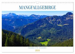 Mangfallgebirge (Wandkalender 2024 DIN A3 quer), CALVENDO Monatskalender
