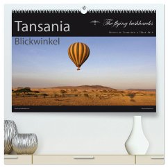 Tansania Blickwinkel 2024 (hochwertiger Premium Wandkalender 2024 DIN A2 quer), Kunstdruck in Hochglanz - flying bushhawks, The