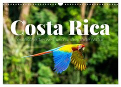 Costa Rica - exotische Tierwelt und unberührte Natur (Wandkalender 2024 DIN A3 quer), CALVENDO Monatskalender