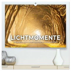 Lichtmomente - Fotografien, die in einem besonderen Licht erstrahlen. (hochwertiger Premium Wandkalender 2024 DIN A2 quer), Kunstdruck in Hochglanz - Monkey, Happy