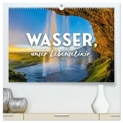 Wasser, unser Lebenselixir. (hochwertiger Premium Wandkalender 2024 DIN A2 quer), Kunstdruck in Hochglanz