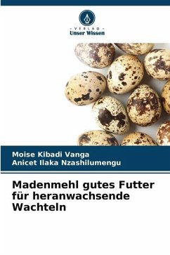 Madenmehl gutes Futter für heranwachsende Wachteln - Kibadi Vanga, Moise;Nzashilumengu, Anicet Ilaka