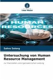 Untersuchung von Human Resource Management