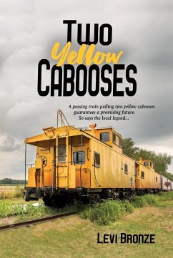 Two Yellow Cabooses - Bronze, Levi
