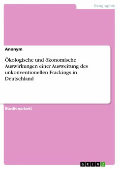 Ökologische und ökonomische Auswirkungen einer Ausweitung des unkonventionellen Frackings in Deutschland (eBook, PDF)