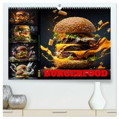 Burgerfood (hochwertiger Premium Wandkalender 2024 DIN A2 quer), Kunstdruck in Hochglanz
