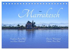 Marrakesch - Oase im Wüstenstaub (Tischkalender 2024 DIN A5 quer), CALVENDO Monatskalender - Rodewald CreativK Deutschland, Hans